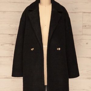Wool coat (alpaca, lamb wool, silk blend)